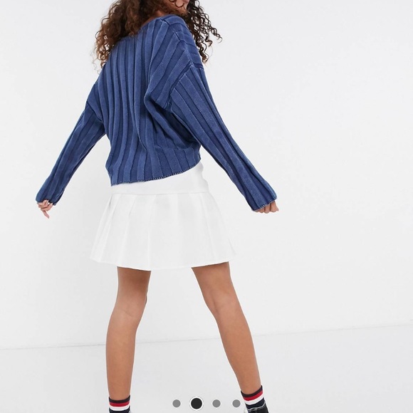 ASOS | Tommy Jeans cropped rib sweater in washed blue - Picture 3 of 6